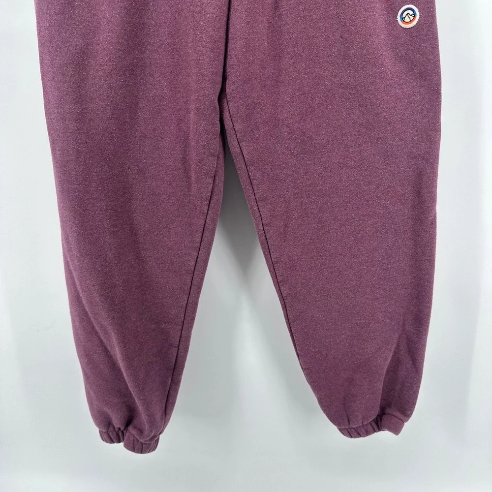 Patagonia Sweatpants Mens Med Purple Heathered Joggers Fitz Roy Icon Uprisal